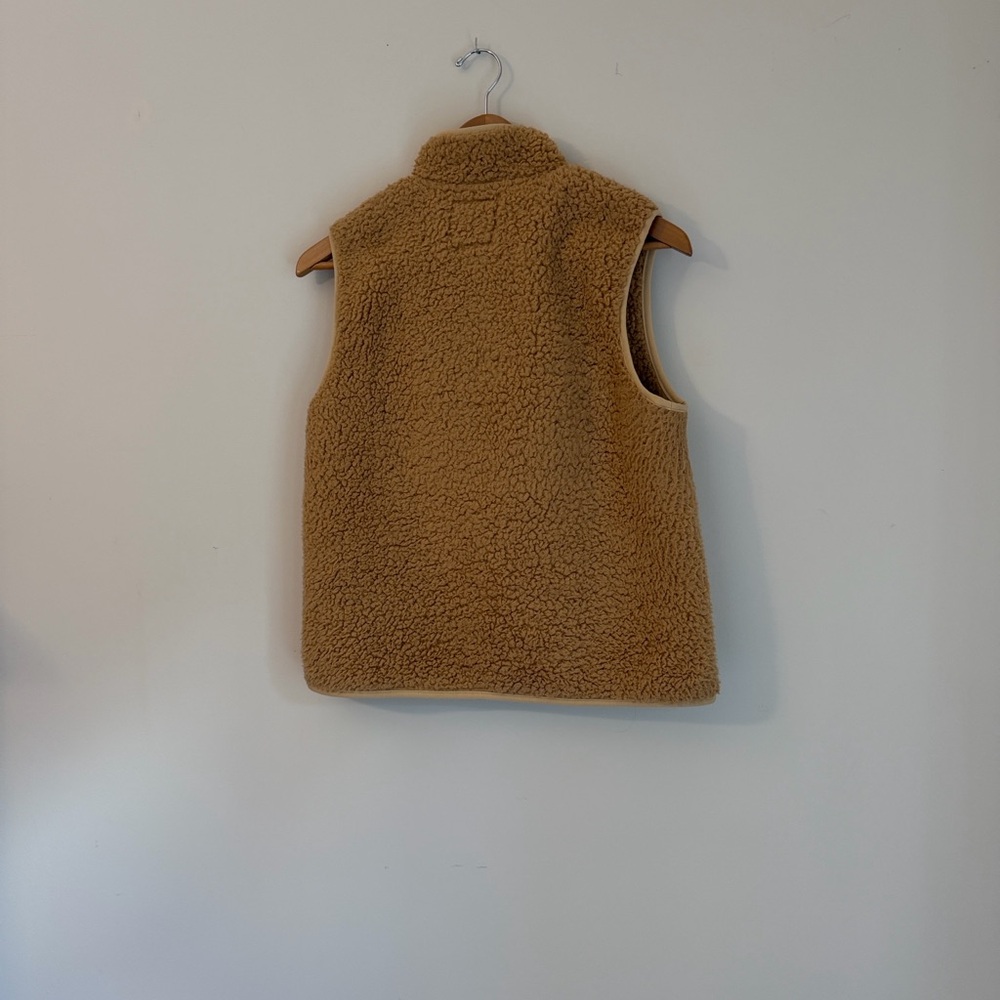 Lucky Brand Tan Sherpa Vest - Picture 2 of 8